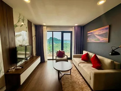 Two-Bedroom Apartment with Balcony — Spacious 2BR Apartment in Hon Gai Center, Ha Long